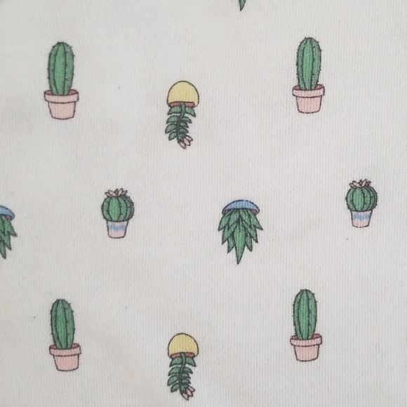 Forever 21 White Cactus Sweatshirt - Picture 3 of 4